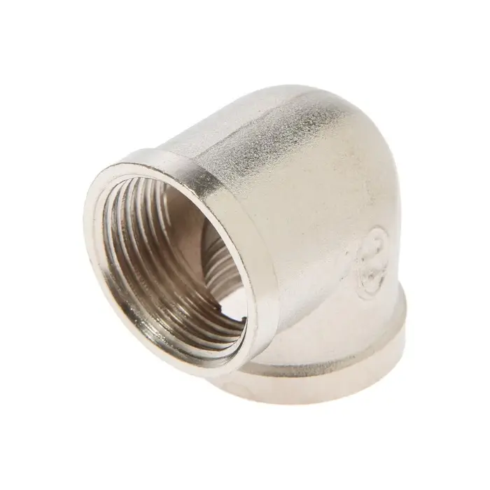 Угол ZEIN, 3/4", внутренняя резьба, никелированная латунь