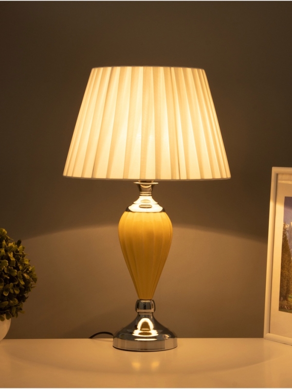 Настольная лампа Настольная лампа "Эдвин" желтый Е27 40Вт 30х30х50 см