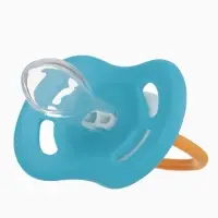Соска - пустышка ортодонтическая «Пингвин», +6 мес., цвет голубой Соска - пустышка ортодонтическая «Пингвин», +6 мес., цвет голубой