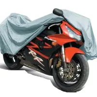 Защитный чехол-тент на мотоцикл AVS МС-520  "2ХL" 264х104х130см (водонепроницаемый)