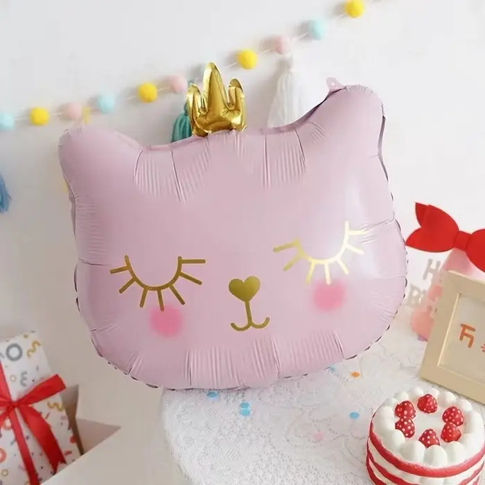 Воздушный шар фольгированный 32" &laquo;Кошечка - королева розовая&raquo;