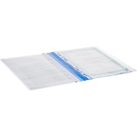 Скоросшиватель пластиковый Attache, карман, А4, син 10шт/уп, 0,12/0,16