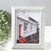 Фоторамка пластик 13х18 см "Марокканская мозаика" оттенки голубого 23х18х2 см