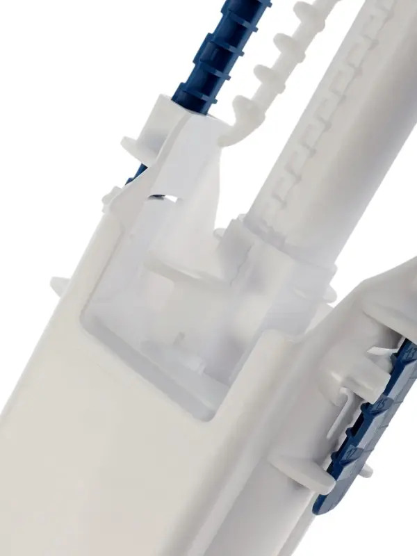 Арматура для смывных бачков "УКЛАД" - 2, с нижней подводкой 1/2", двухкнопочная, хром