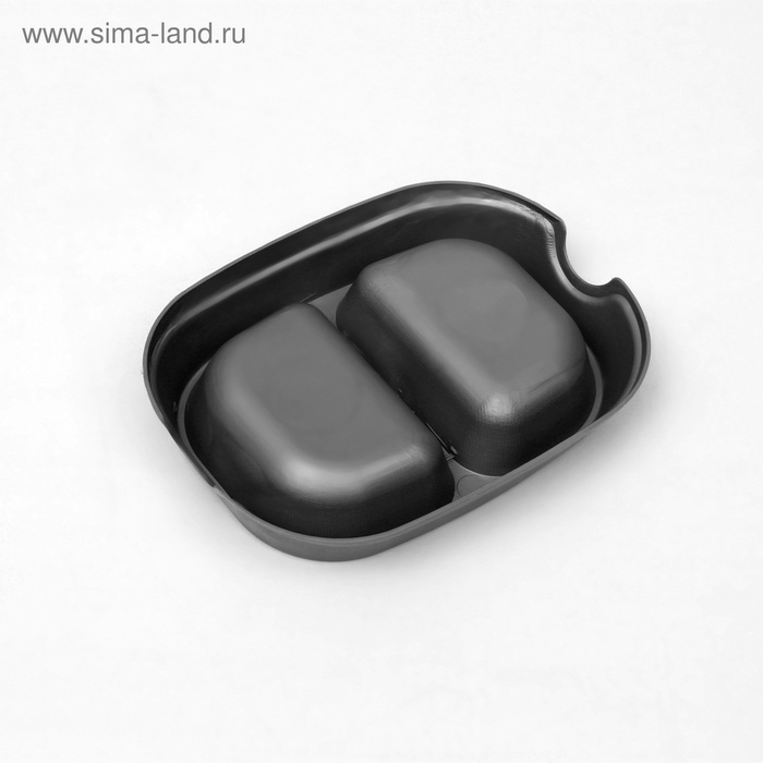 Миска 2 х 200 мл, серая Миска 2 х 200 мл, серая