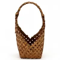 Корзина плетеная, 23&times;12&times;7&times;22/28 см, секвойя