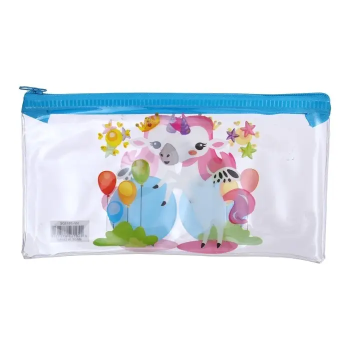 Пенал на молнии Пенал на молнии "Единорожки", МИКС