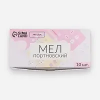 Мел портновский, восковой, 10 шт., разноцветный