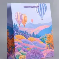 Пакет подарочный ламинированный "Летний вечер" 26 х 12 х 32 см