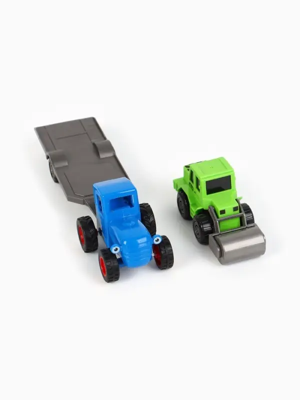 Игрушка трактор с катком &laquo;Синий трактор&raquo;