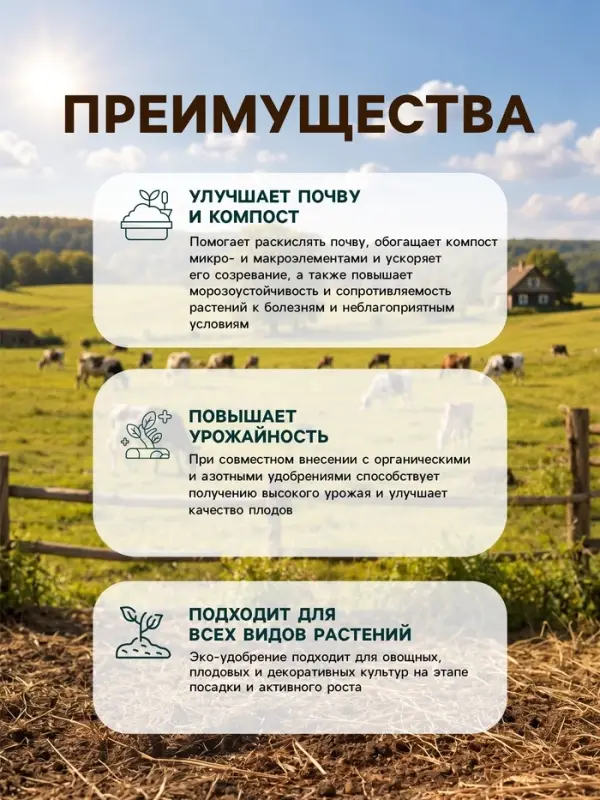Удобрение &laquo;Зола древесная ЗФ&raquo;, 2 л