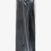 Молния &laquo;Трактор&raquo;, №5, разъёмная, замок автомат, 60 см, чёрная, белая, синяя