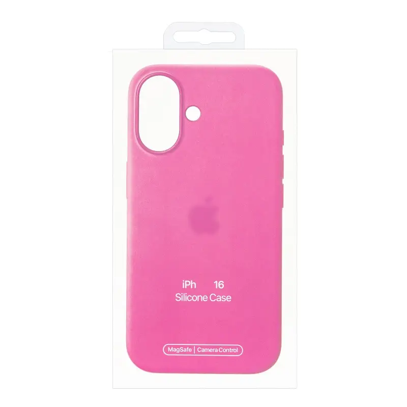 Чехол для iPhone 16 Silicone Case 100% ORG Peony (MagSafe + анимация NFC) c LOGO