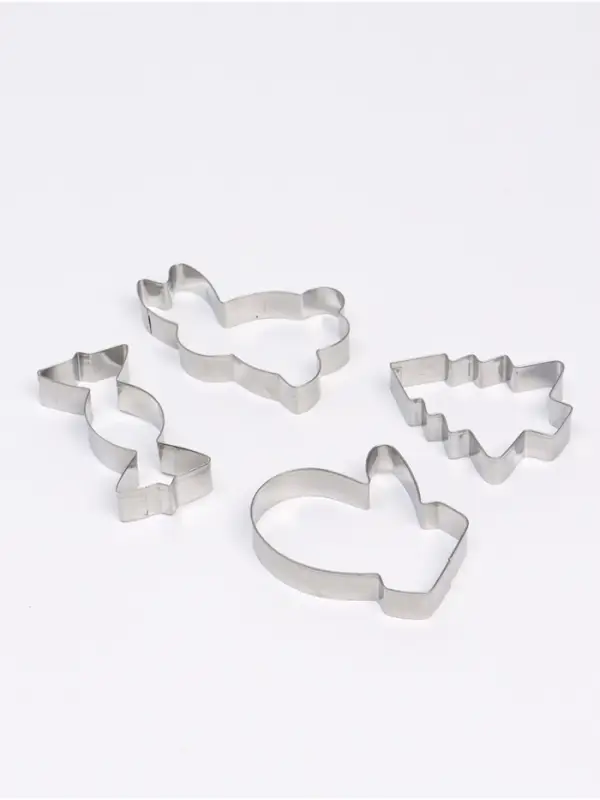 Формы для вырезания печенья &laquo;Новогодние сладости&raquo;, набор 10 шт., нержавеющая сталь