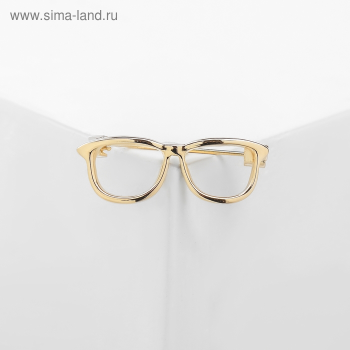 Брошь «Очки» оправа, цвет золото Брошь «Очки» оправа, цвет золото