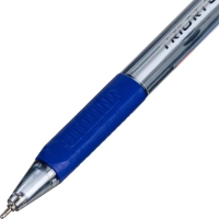 Ручка шариковая автомат. Unimax Glide Trio Steel 0,7мм,син,мас,5шт/уп