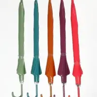 Зонт - трость полуавтоматический, 8 спиц, R=45/53 см, d=90 см, МИКС