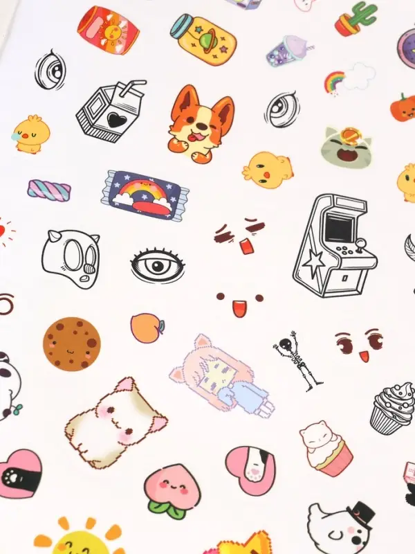 Наклейки «Стикербук. Аниме», 8 стр., 500 стикеров Наклейки «Стикербук. Аниме», 8 стр., 500 стикеров