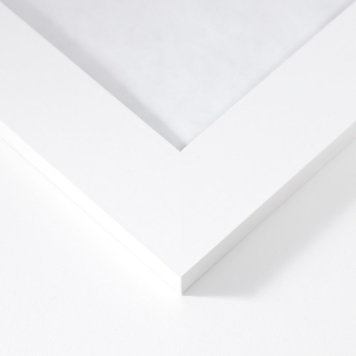 Фоторамка МДФ 30х30 см "Trend" белый (пластиковый экран)