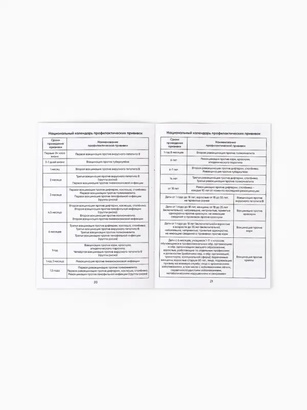 Прививочный сертификат А6, 24 стр  Прививочный сертификат А6, 24 стр "Минни Маус"