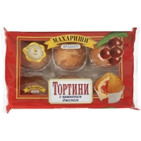 Кекс Махариши с вишневым джемом 200г