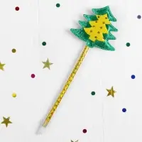 Ручка-прикол Calligrata &laquo;Ёлка&raquo;, синий стержень, шариковая