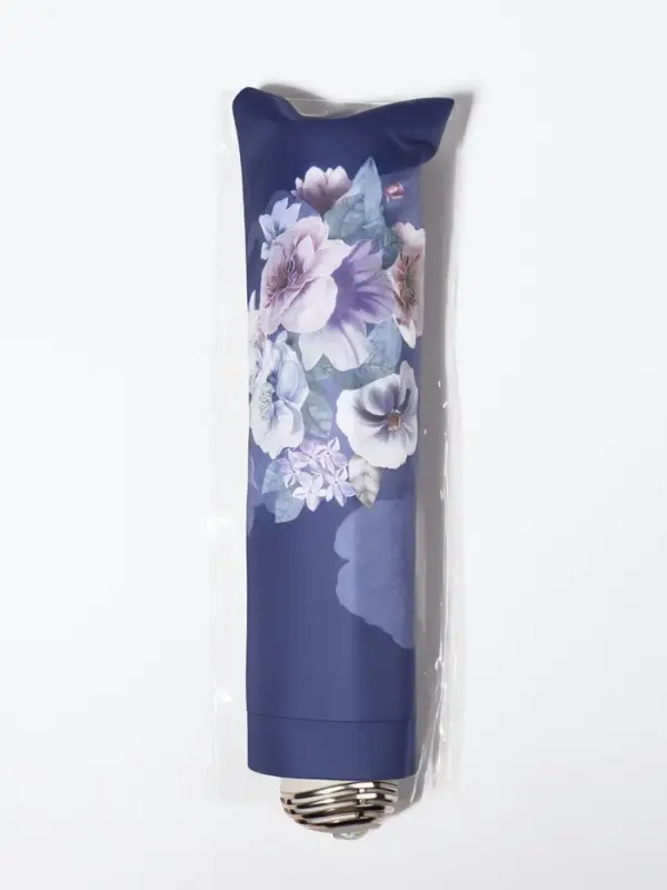 Зонт механический &laquo;Фиалки&raquo;, эпонж, 4 сложения, 8 спиц, R=49/55 см, d=98 см, МИКС