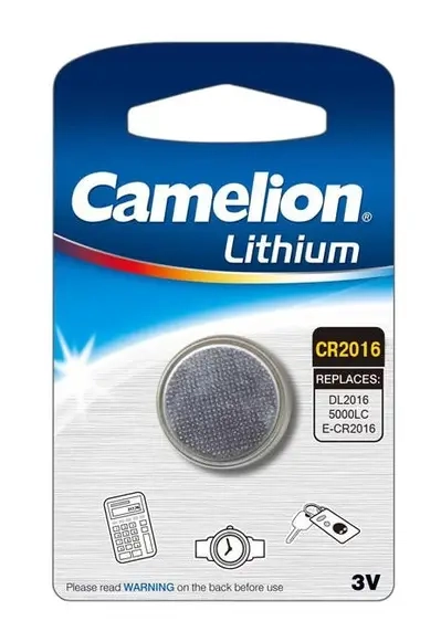 Батарейка Camelion CR2016 BL1 Lithium 3V Батарейка Camelion CR2016 BL1 Lithium 3V