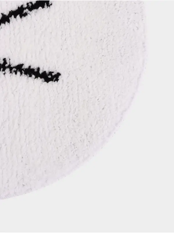 Коврик Доляна White Cat, 50.5&times;61 см, ворс 1.5 см, микрофибра, белый