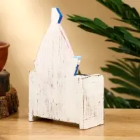 Календарь настольный «Парусник», 18×10.5×5.5 см, дерево, розовый