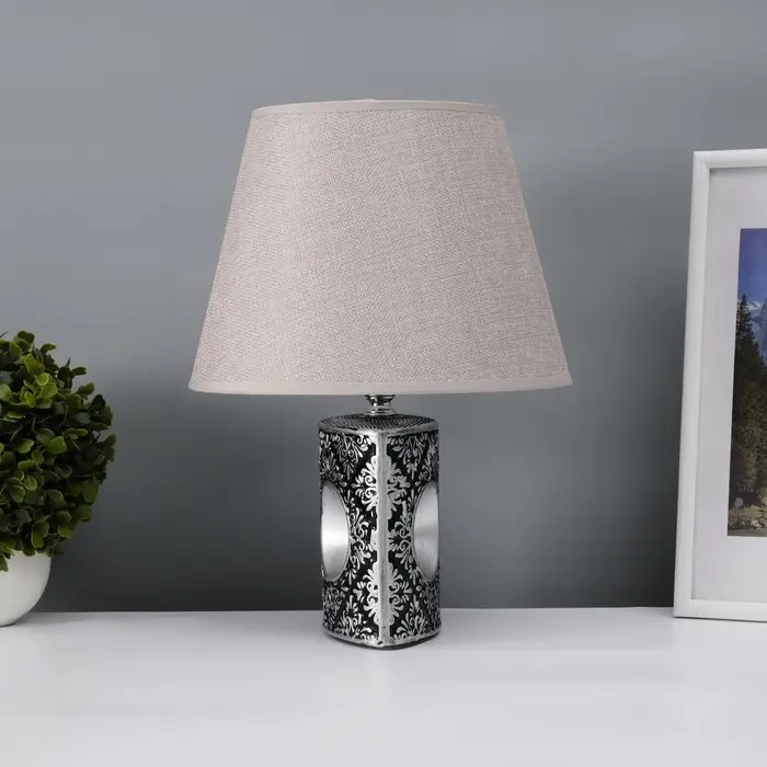 Лампа настольная RISALUX &laquo;Данзе&raquo;, Е27, 40 Вт, 25&times;25&times;35 см