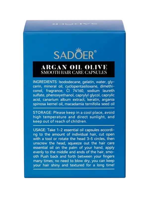 Масло для волос в капсулах, смягчающее, с экстрактом оливы 1 мл &times; 30 шт.