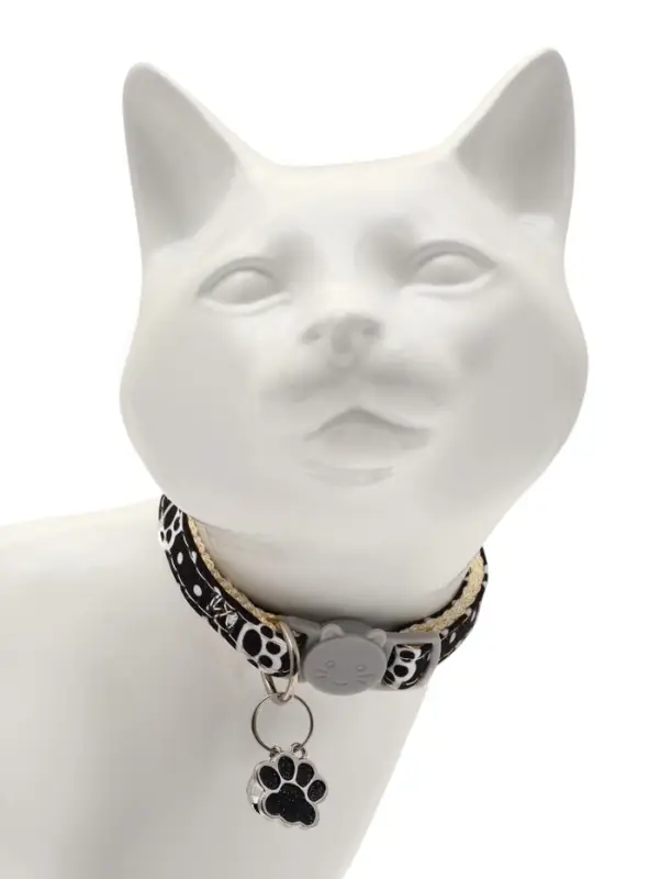 Набор ошейников для кошек &laquo;Пижон. Лапки&raquo;, 19-32&times;1 см, 2 шт.