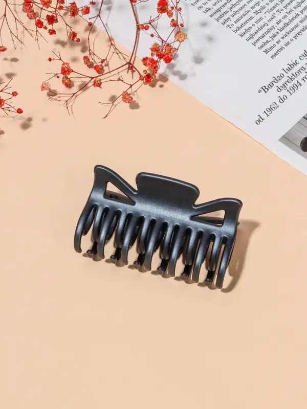 Крабик для волос &laquo;Двойной зубец&raquo;, бант, 8 см, МИКС