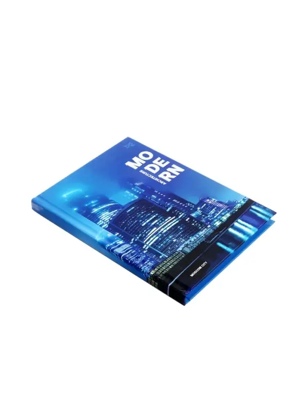 Блокнот BG. Modern city, А6, 80 листов, твердая обложка, глянцевая ламинация