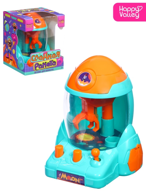 Автомат для конфет «Сладкая ракета», МИКС