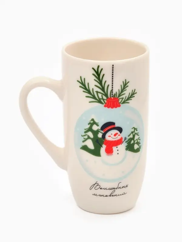 Кружка керамическая новогодняя «Волшебных мгновений», 240 мл