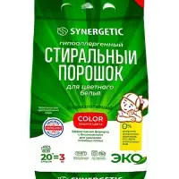 Стиральный порошок Synergetic Color, гипоаллергенный, 3 кг