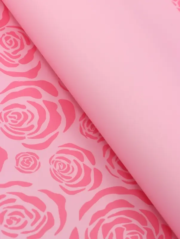 Пленка для цветов, &laquo;Цветы&raquo;, розовая, 57&times;57 см