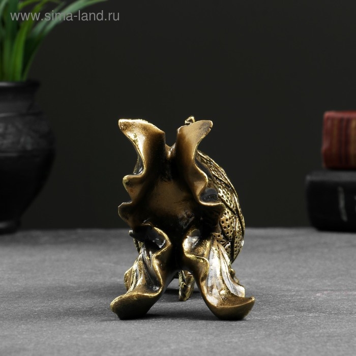 Фигура Фигура "Золотая рыбка" золото 14х6,5х8,5см