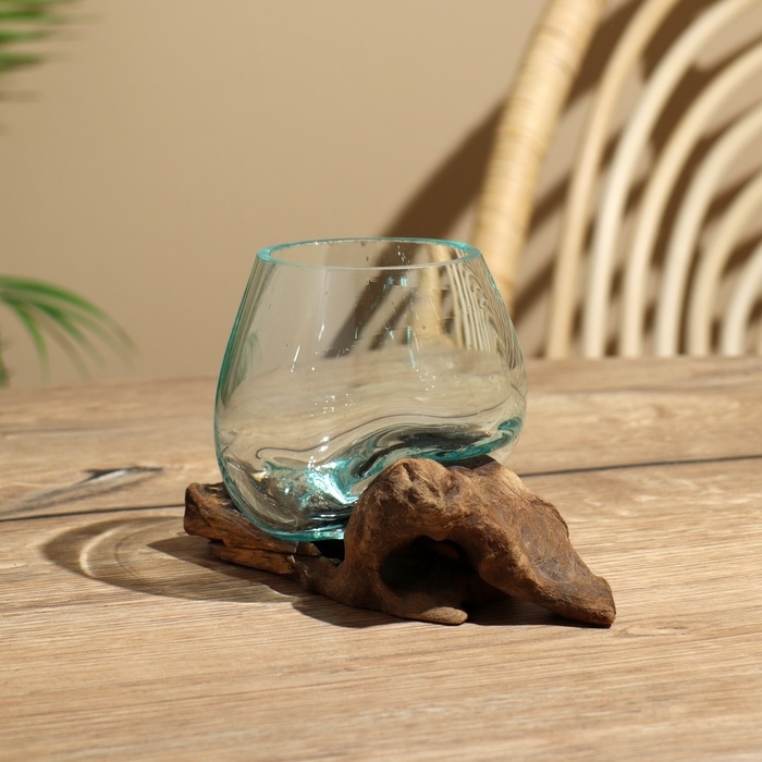 Вазон на коряге  Вазон на коряге "Очарование" 12х10х10 см