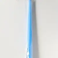 Свеча античная 25 см, 58 г, 7 ч, пастельно-голубой