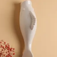 Декор настенный-ваза, панно TAKE IT EASY &laquo;Рыбки&raquo;, 26.2&times;7.3 см, белый