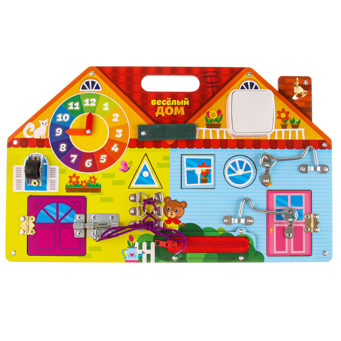 Бизиборд «Весёлый дом» Бизиборд «Весёлый дом»