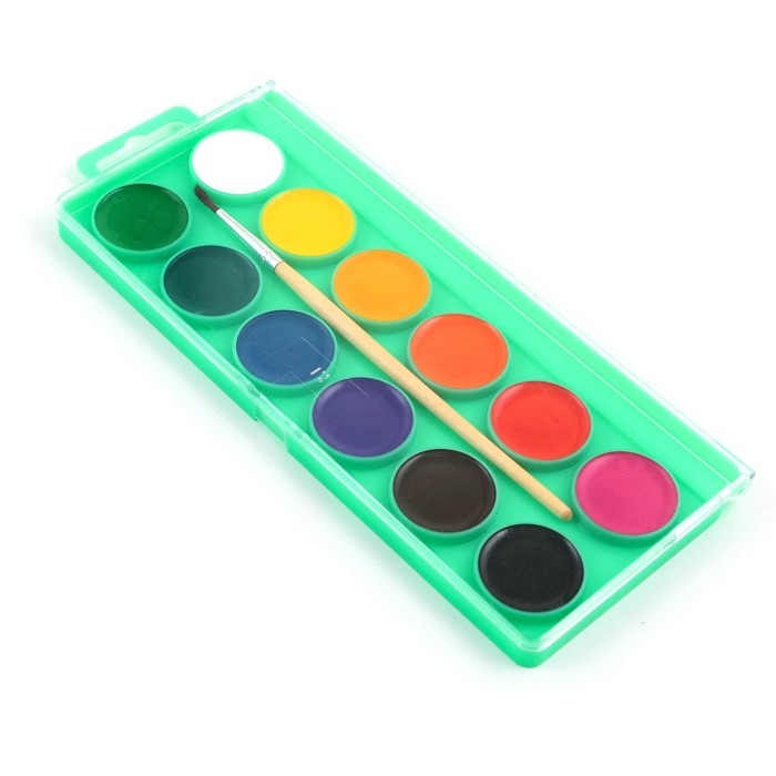 Раскраска акварелью с красками &laquo;Акварельные сюжеты&raquo;, А4