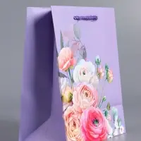 Пакет подарочный "Нежность без слов" ламинированный 18 х 22,3 х 10 см