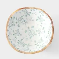 Салатник &laquo;Черепаха и цветы&raquo;, 29&times;29&times;11 см, дерево манго