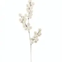 Ветка декоративная &laquo;Снежные грёзы&raquo; классик галант, 40&times;15 см, белая