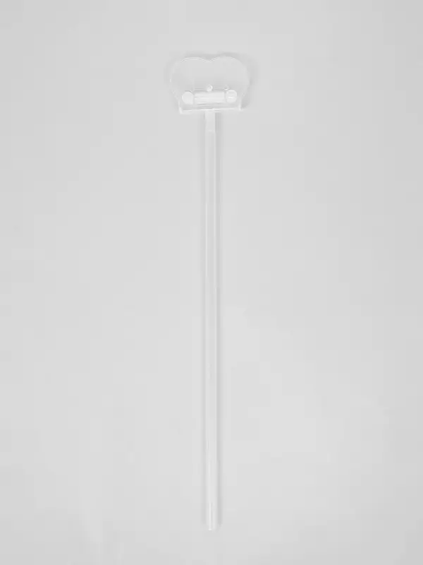 Палочка для шаров 35 см с зажимом набор 50 штук