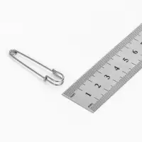 Булавка 4.5&times;1.2 см (набор 5 шт.), СМ-208-3, цвет серебро